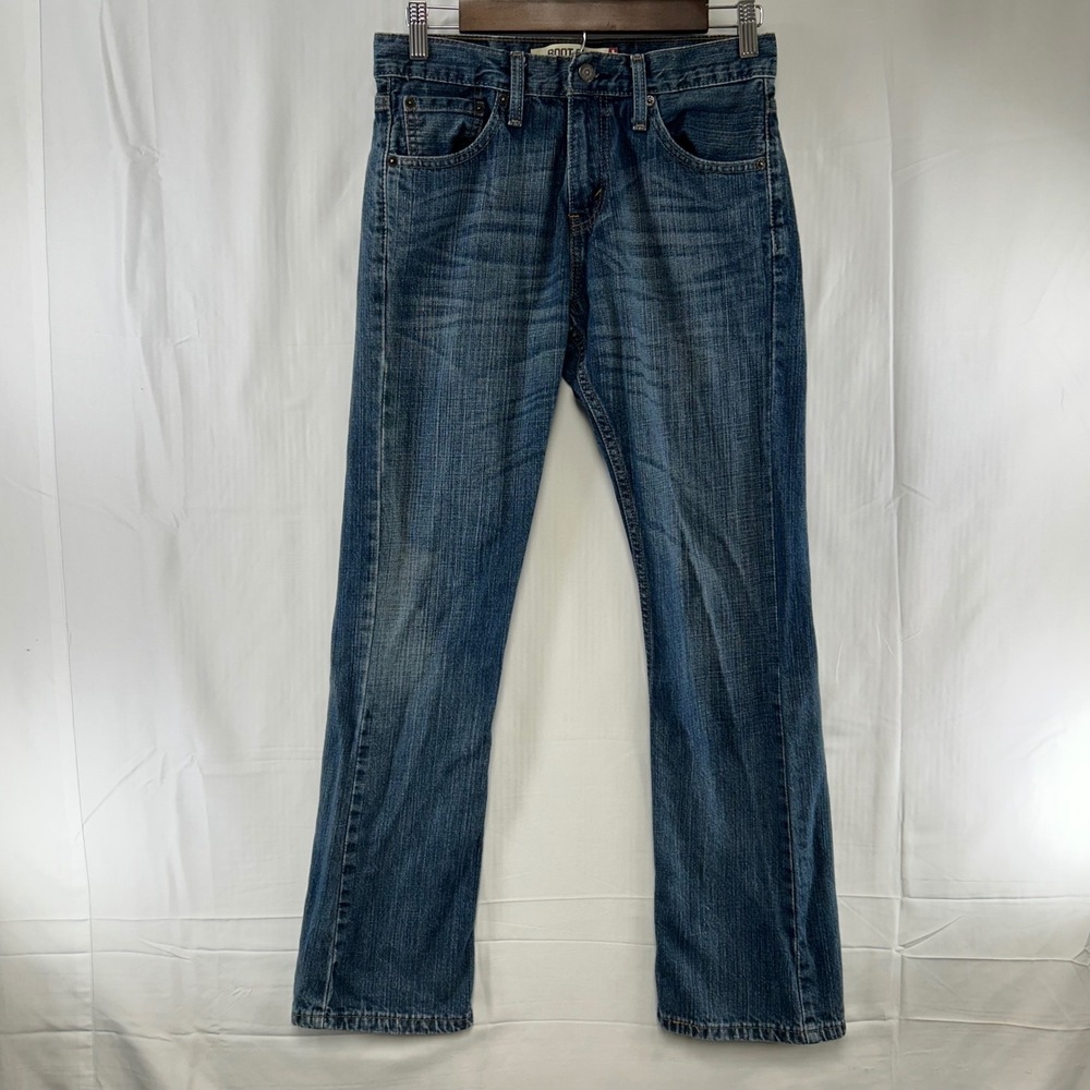 Levi's 527 Bootcut Jeans Mens 29x30 Blue Medium Wash Slim Fit Denim Y2K